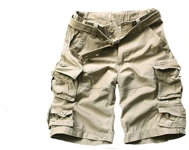 Camouflage Utility Cargo Shorts