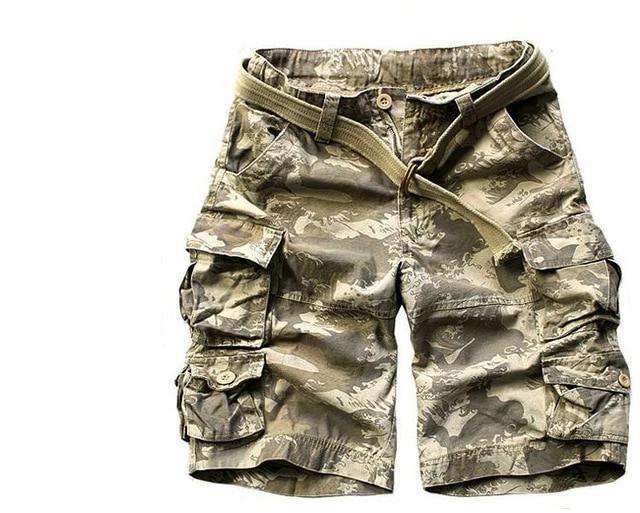 Camouflage Utility Cargo Shorts