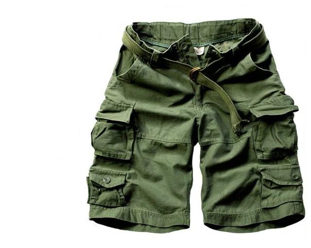 Camouflage Utility Cargo Shorts