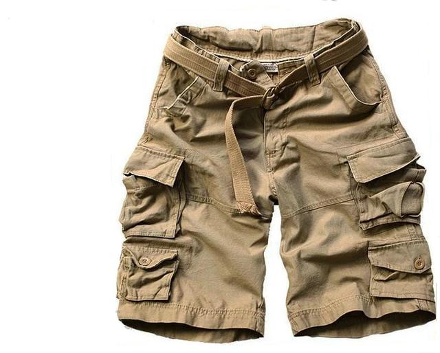 Camouflage Utility Cargo Shorts